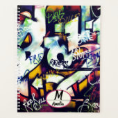 Farbige Graffiti-Wörter Planer (Vorderseite)