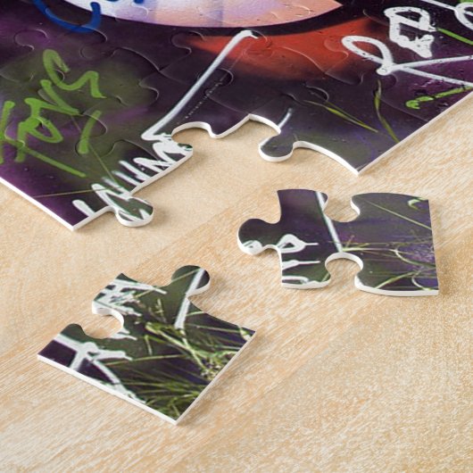 Farbige Graffiti-Wörter Puzzle (Seite)