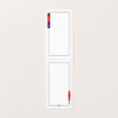 Farbige Grafikkarte für den Pinsel (Innenseite Aufgefaltet)