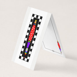 Farbige Grafikkarte für den Pinsel