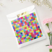 Farbige grafische Papierquadrate geometrisches Mus Geschenktütchen (Versiegelt)