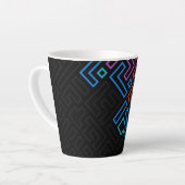 Farbige grafische Tasse (Linke Ecke)
