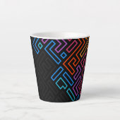 Farbige grafische Tasse (Vorderseite)