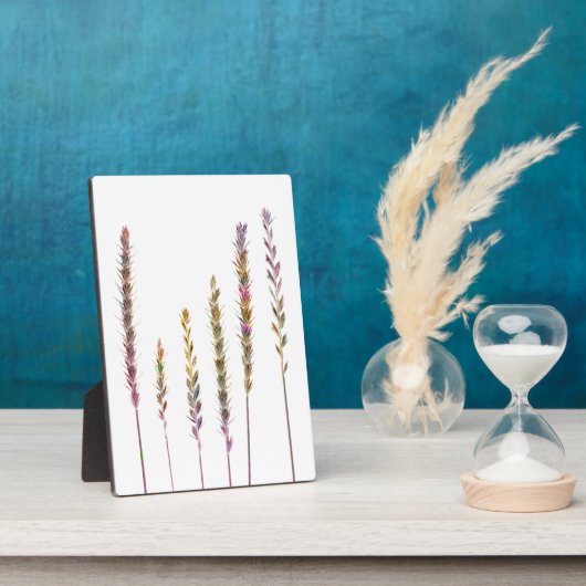 Farbige Gras Fotoplatte (Seite)