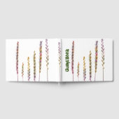 Farbige Gras Gästebuch (Voll)