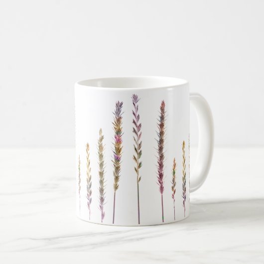 Farbige Gras Kaffeetasse (VorderseiteRechts)