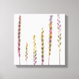 Farbige Gras Leinwanddruck