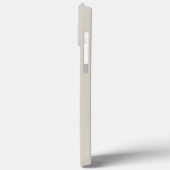 Farbige Graubeige Case-Mate iPhone Hülle (Rückseite / Links)
