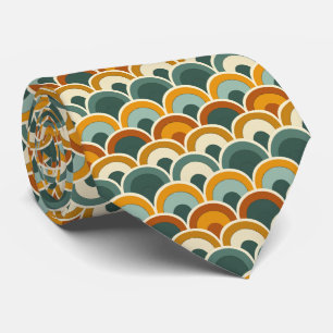 Farbige Groovy Retro-Schlips Krawatte