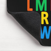 Farbige Großbuchstaben Alphabet lernen Abc Boy Mousepad (Ecke)