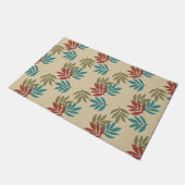 Farbige, grüne, Aquamarine, rote Packungsbeilagen Fußmatte (Schrägansicht)