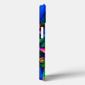 Farbige grüne Farbquadrate, falscher Pinselstrich Case-Mate iPhone Hülle (Rückseite / Rechts)