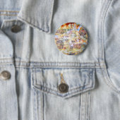 Farbige Grunge Graffiti Button (Beispiel)