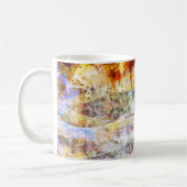 Farbige Grunge Graffiti Kaffeetasse (Links)