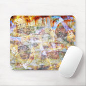 Farbige Grunge Graffiti Mousepad (Mit Mouse)