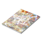 Farbige Grunge Graffiti Notizblock (Rotiert)