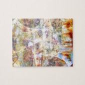 Farbige Grunge-Graffiti Puzzle (Horizontal)
