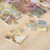 Farbige Grunge-Graffiti Puzzle (Seite)