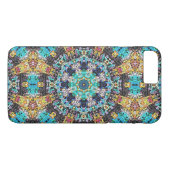 Farbige Grunge Mandala Case-Mate iPhone Hülle (Rückseite (Horizontal))