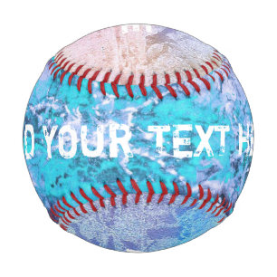 Farbige Grunge Tinte blau + Ihre Ideen Baseball