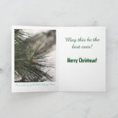 Farbige Grußkarte Feiertagskarte (Innenseite)