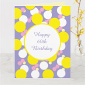 Farbige Grußkarte Karte (Gelbe Blume)