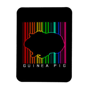 Farbige Guinea NIEDLICHE GUINEA Niedliches Tie Magnet