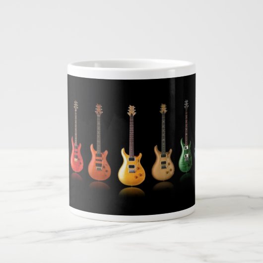 Farbige Guitar Player Musik Lover Tasse (Vorderseite)