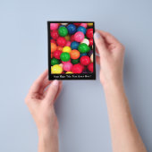 Farbige Gum Ball Candy Flyer (Gruppe)