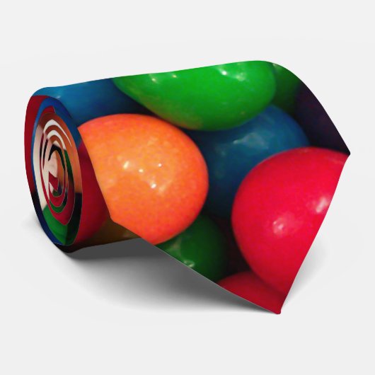 Farbige Gum Ball Candy Krawatte (Gerollt)