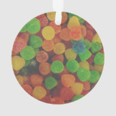 Farbige Gummibärchen Personalisiert Ornament (Rückseite)