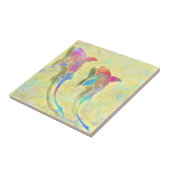 Farbige Haie Keramik Tile - Malerei Fliese (Seite)