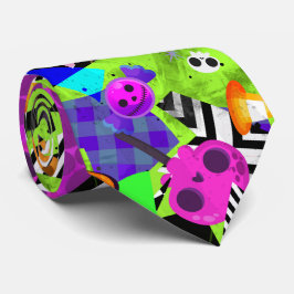 Farbige Halloween Art Krawatte