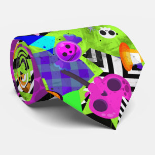 Farbige Halloween Art Krawatte