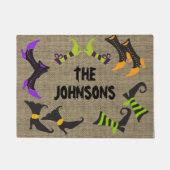 Farbige Halloween-Doormat Personalisiert mit Namen Fußmatte (Vorderseite)