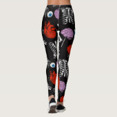 Farbige Halloween-Leggings Leggings (Rückseite)