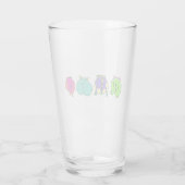 Farbige Hamster-Hintern Glas (Rückseite)