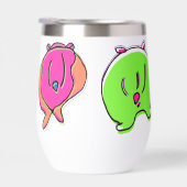 Farbige Hamster-Hintern Großes Design (Rechts)