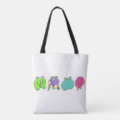 Farbige Hamster-Hintern Tasche (Rückseite)