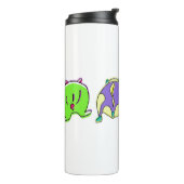 Farbige Hamster-Hintern Thermosbecher (Nach links gedreht)