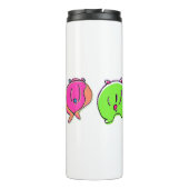 Farbige Hamster-Hintern Thermosbecher (Rückseite)