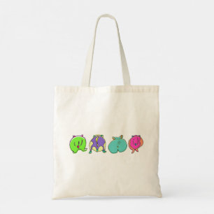 Farbige Hamster-Hintern Tragetasche