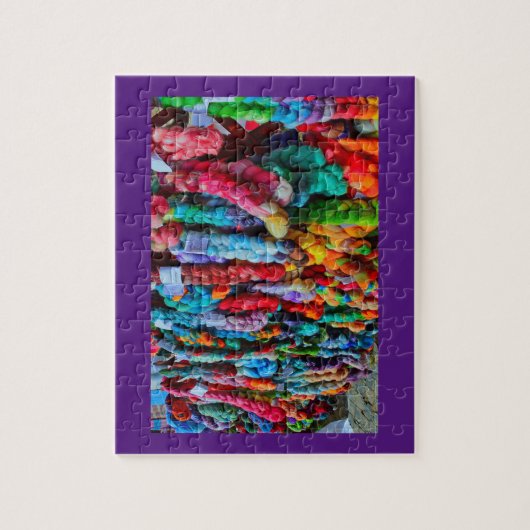 Farbige Hand Dyed Yarn Puzzle (Vertikal)