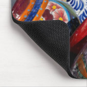 Farbige handbemalte mexikanische Töpferei Mousepad (Ecke)