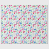 farbige Handdrucke für Jugendliche Geschenkpapier (Flach)