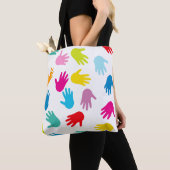 Farbige Hände Tasche (Von Nahem)