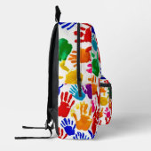 Farbige HandPrint Bedruckter Rucksack (Links)