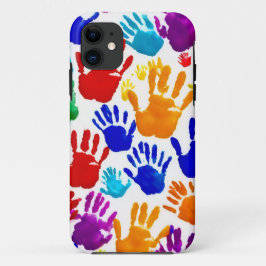 Farbige HandPrint Case-Mate iPhone Hülle