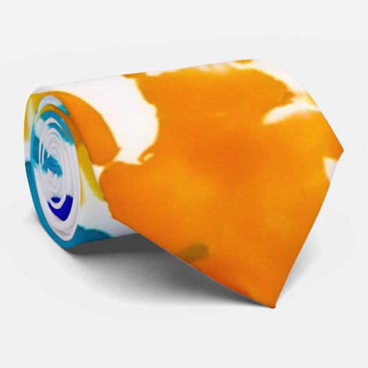 Farbige HandPrint Krawatte (Gerollt)