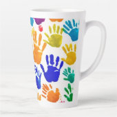Farbige HandPrint Milchtasse (Rechts)